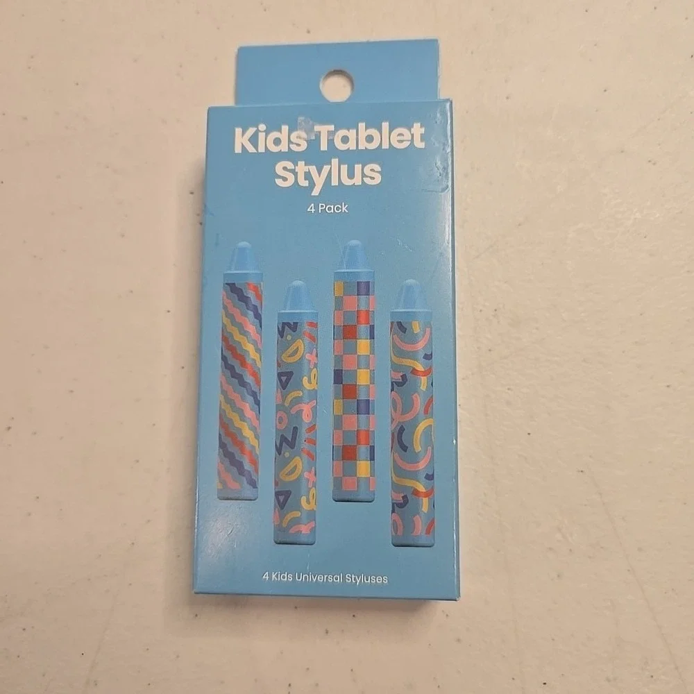 4 Pack Kid Friendly Stylus Pens for Touch Screens Kids Smart Watch Tablet iPad